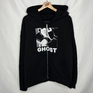 Playboi Carti YVL Opium I Am Music Whole Lotta Red Ghost Tour Merch Zip Up L